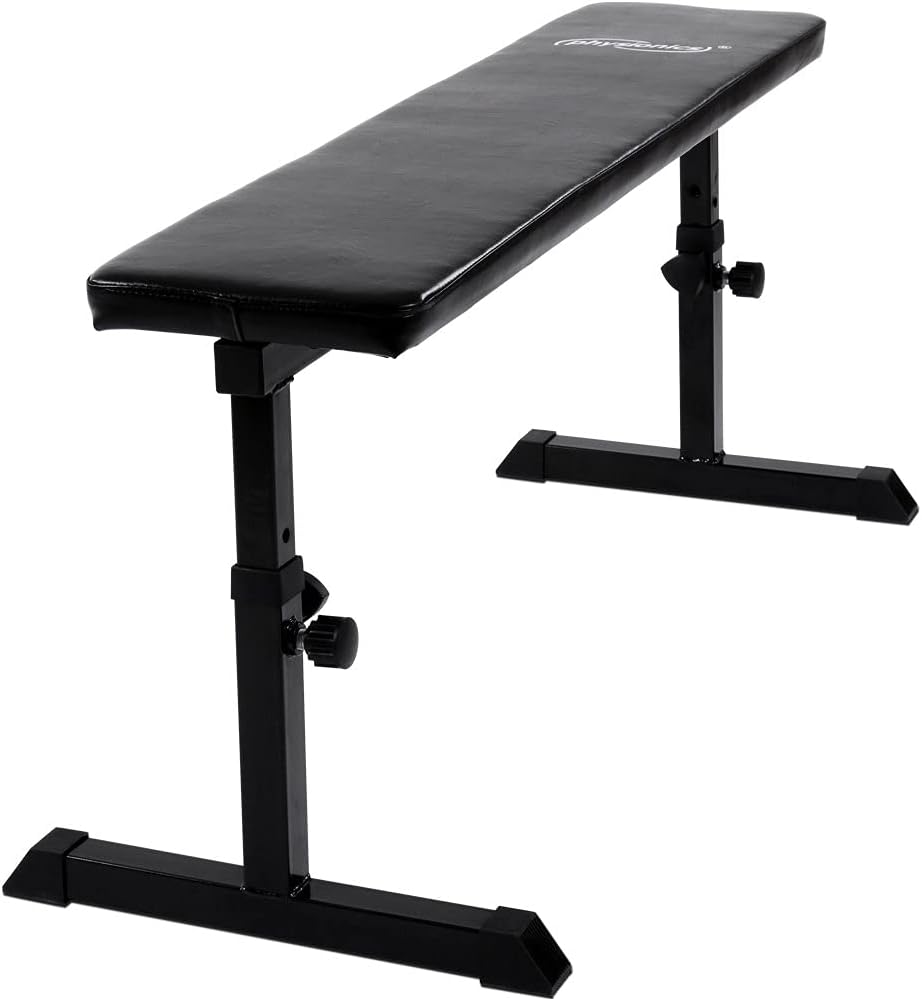 Flachbank Höhenverstellbar Schwarz