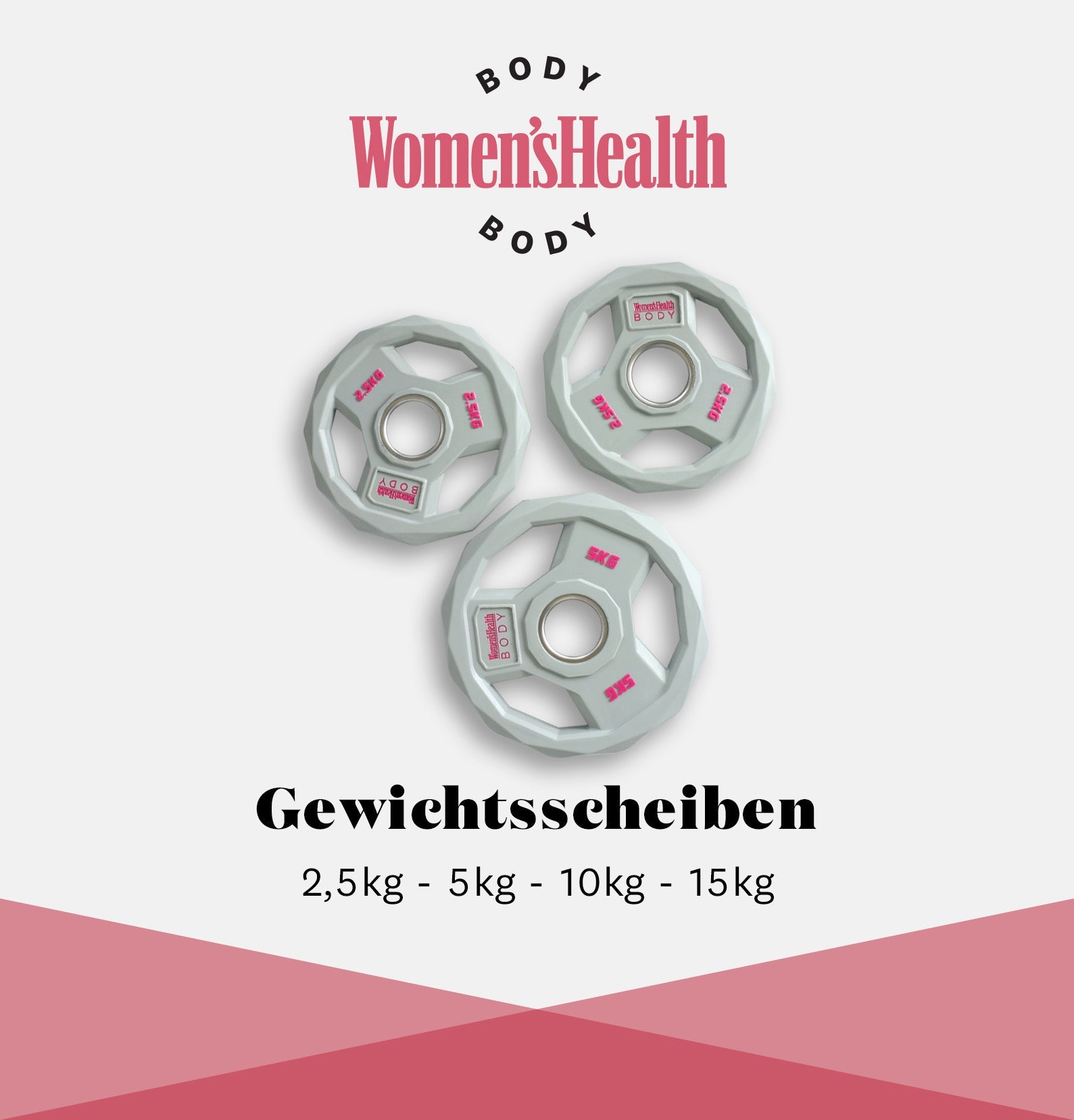 Hantelscheibe Olympia 50/51mm Gripper 2.5 - 15 kg