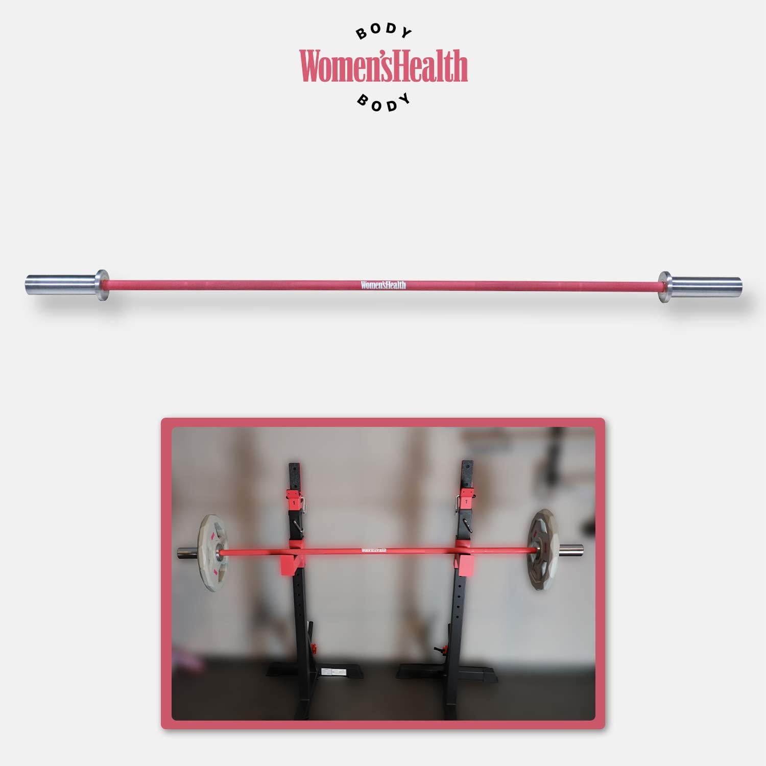 Langhantelstange Pink 10 kg