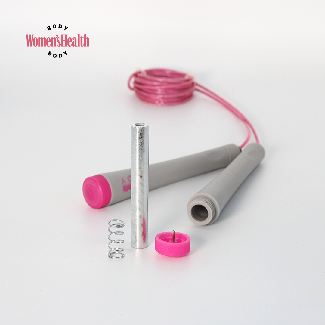 Springseil Pink/Grau