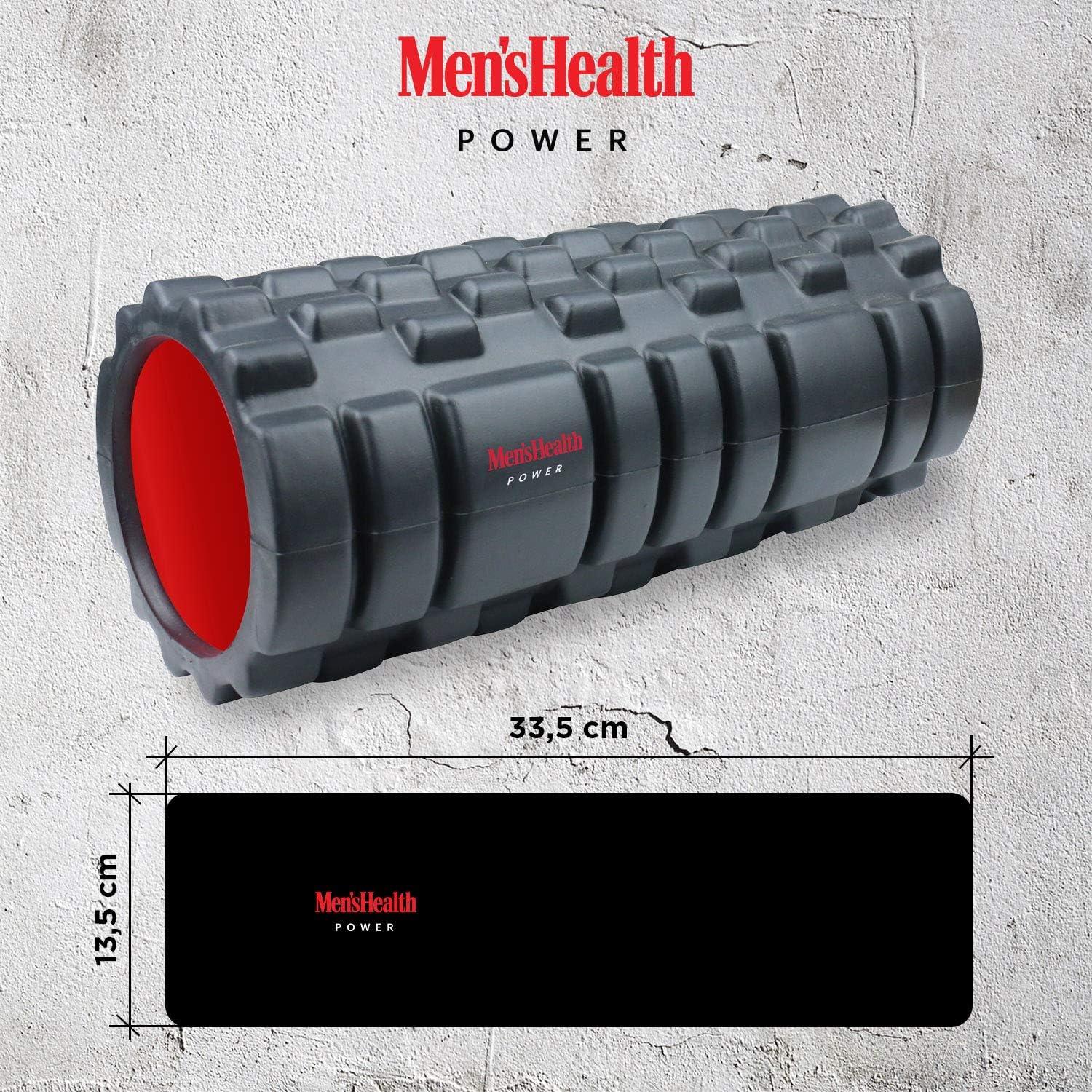 Faszienrolle Schwarz