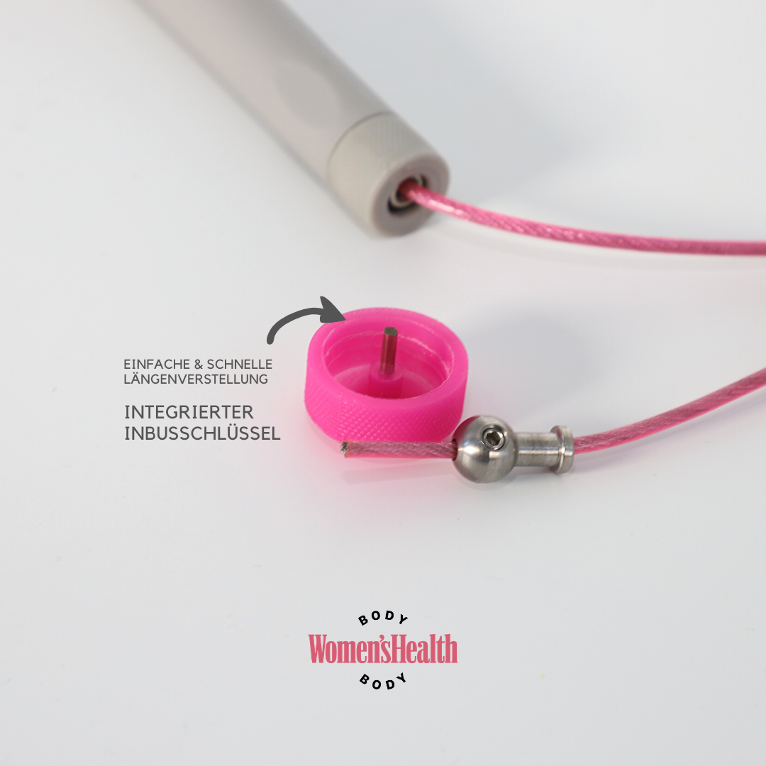 Springseil Pink/Grau