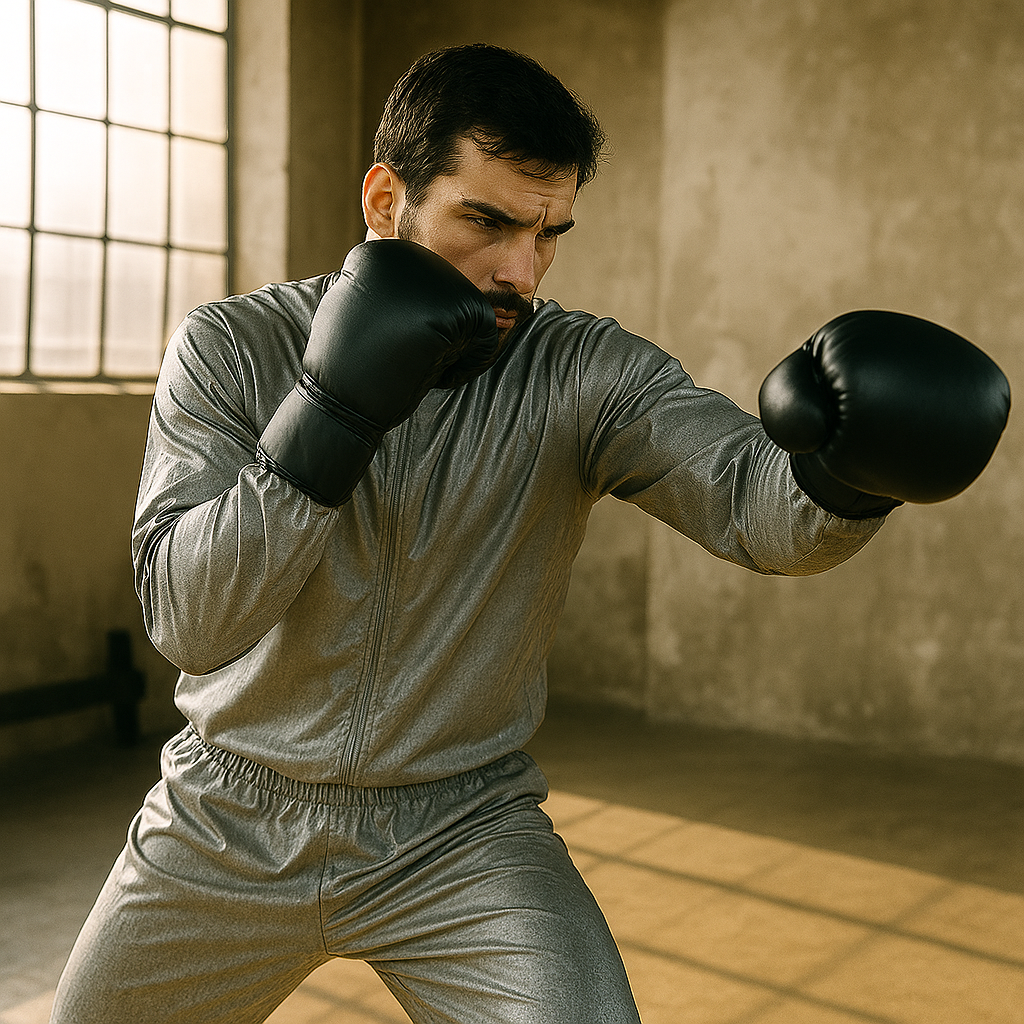 Schwitzanzug, Saunaanzug für Fitness