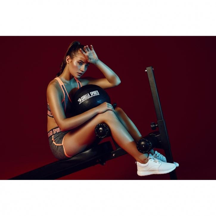 Verstellbare Sit Up Bank schwarz