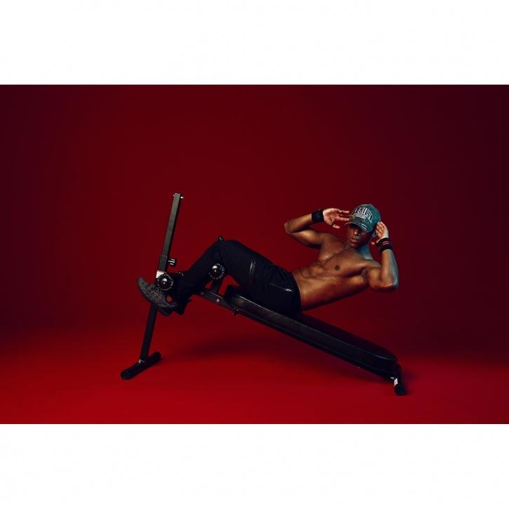 Verstellbare Sit Up Bank schwarz