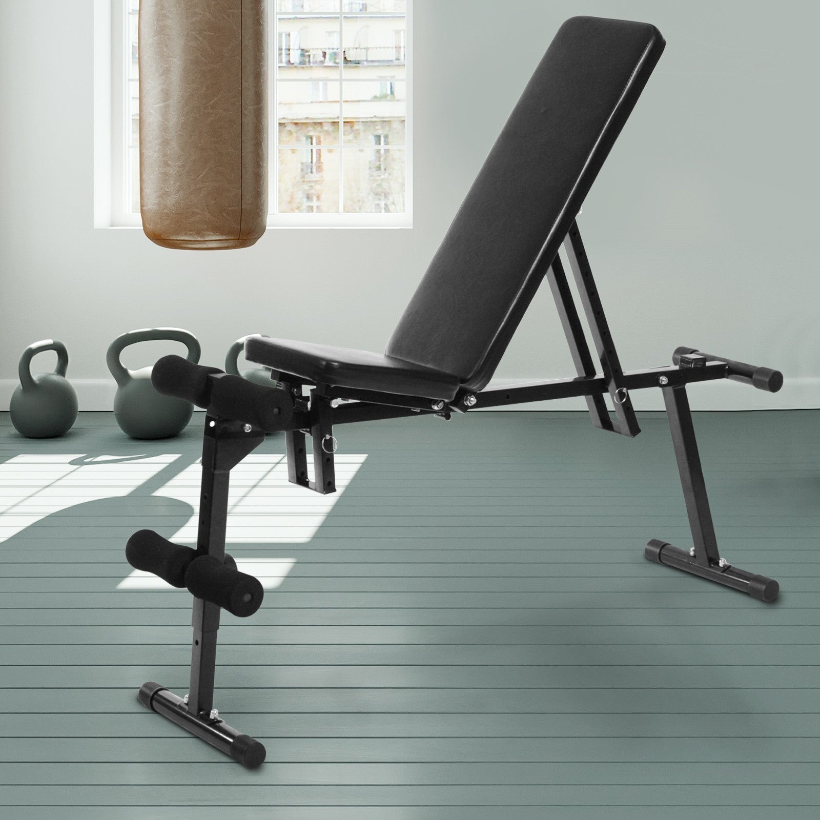 Hantelbank Multifuntion Schwarz