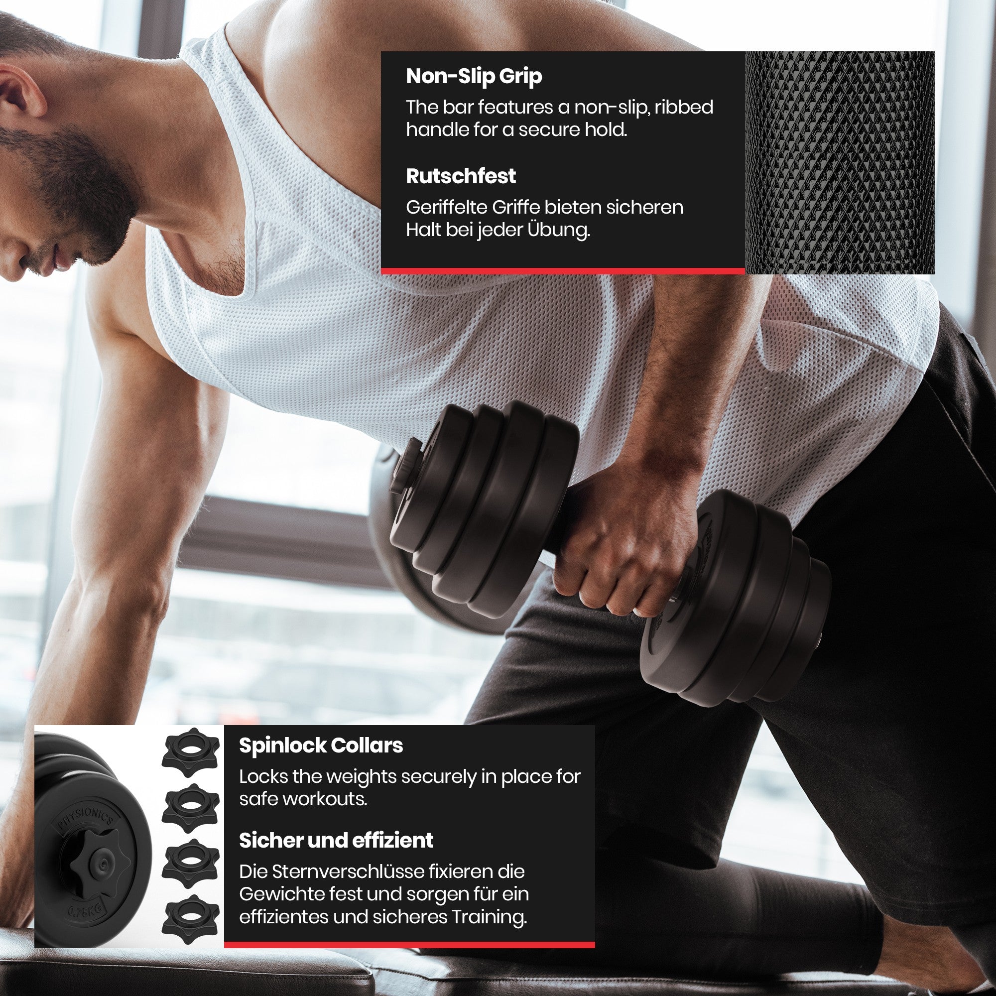 Kurzhantel Set Kunststoff 30 kg