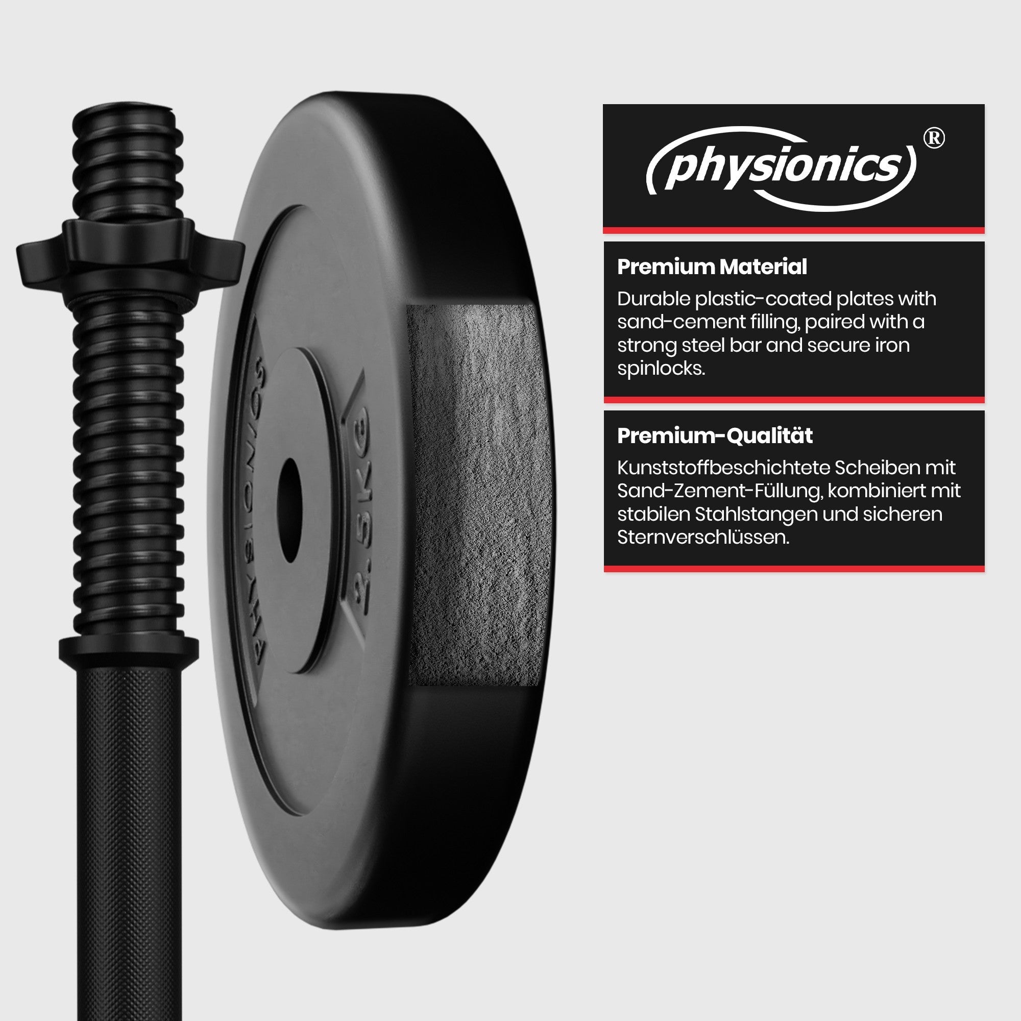 Kurzhantel Set Kunststoff 30 kg