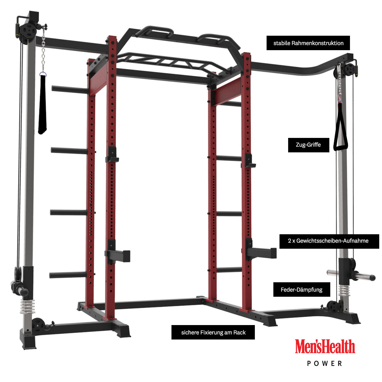 Power Rack mit Kabelzug