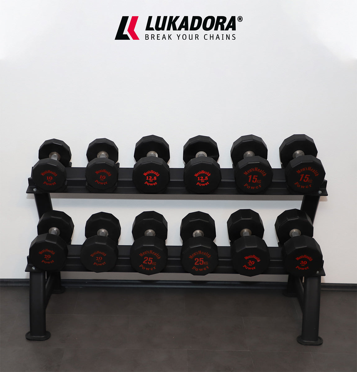 Kurzhantelablage Schwarz