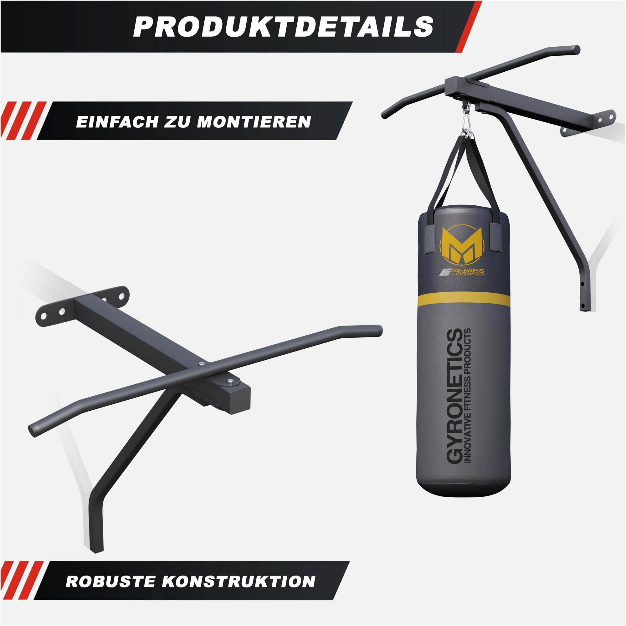 E-Series Boxsack mit Klimmzugstange