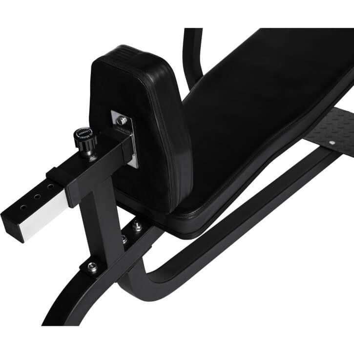 Schrägbank mit Ablage schwarz