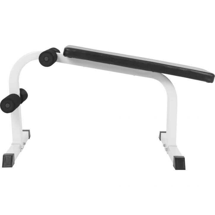 Sit Up Hantelbank Weiss