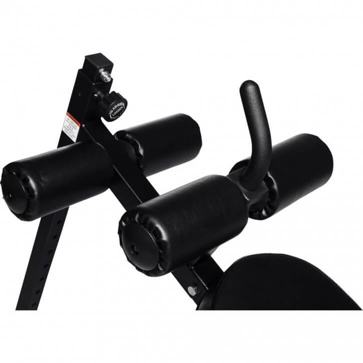 Verstellbare Sit Up Bank schwarz