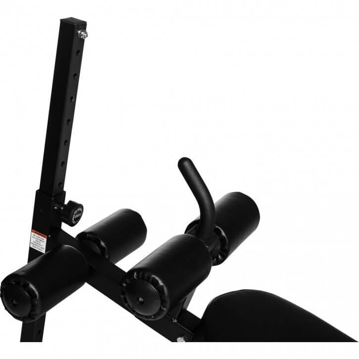 Verstellbare Sit Up Bank schwarz